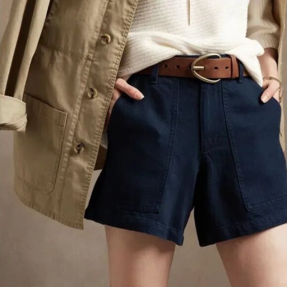 Banana Republic Navy Denim Utility Short - Sz. 14 - Picture 8 of 8